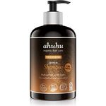 ahuhu THICKENING Coffein Shampoo XXL (500ml) - Bio-Koffein Shampoo für dickeres & kräftiges Haar, belebt die Kopfhaut & aktiviert die Haarwurzeln, Flasche aus 100% recyceltem Plastik, vegan