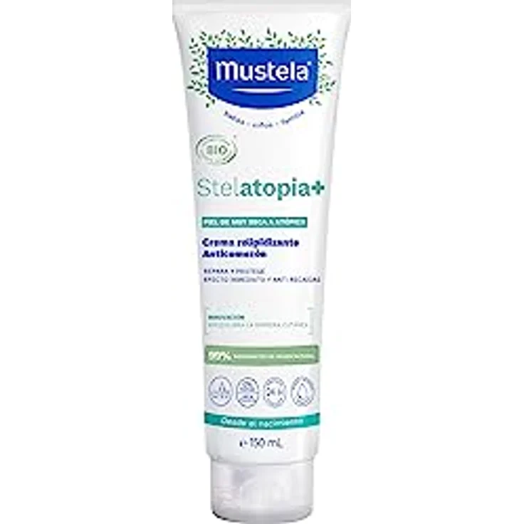 Mustela Stelatopia+ Lipid-Replenishing Anti-Itching Cream 150 ml, Lang anhaltende Bodylotion für täglichen Gebrauch – Bild 1