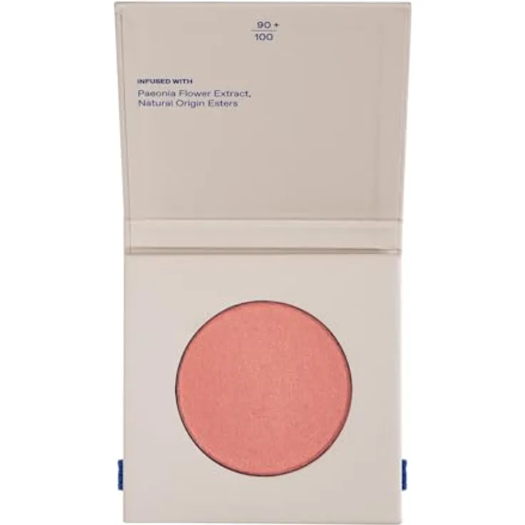 KORRES Natural Fresh Blush Pink Peony 01, ultra-cremiges Puder-Rouge mit satinartigen Finish, Pfingstrosenblüten-Extrakt, vegan, 4,5 g