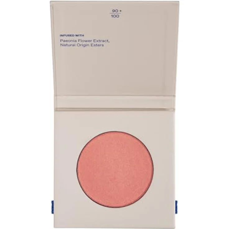 KORRES Natural Fresh Blush Pink Peony 01, ultra-cremiges Puder-Rouge mit satinartigen Finish, Pfingstrosenblüten-Extrakt, vegan, 4,5 g – Bild 1