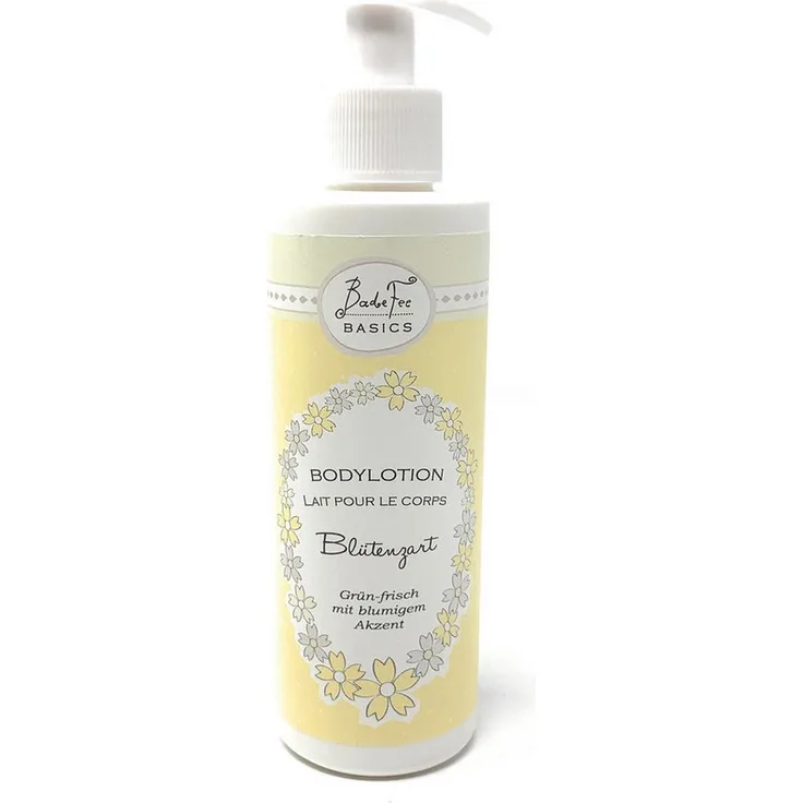 Badefee Körperlotion BB012 Blütenzart, Bodylotion mit Aloe Vera, Mandelöl und Vitamin E, 200 ml