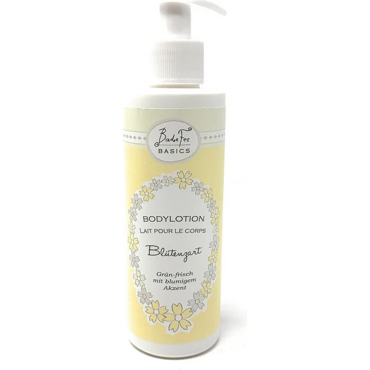 Badefee Körperlotion BB012 Blütenzart, Bodylotion mit Aloe Vera, Mandelöl und Vitamin E, 200 ml