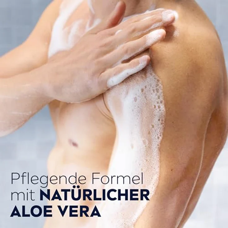 NIVEA MEN Protect & Care Duschgel, pH-hautneutrale Pflegedusche mit Aloe Vera für Körper, Gesicht und Haar, 250 ml – Bild 5