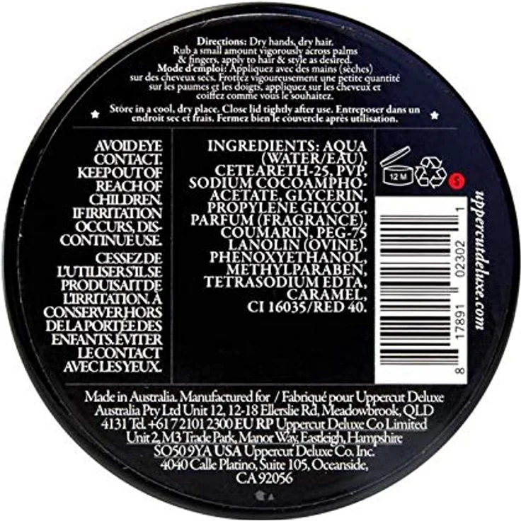 Uppercut Deluxe Pomade Haarpomade 100 g – Bild 2