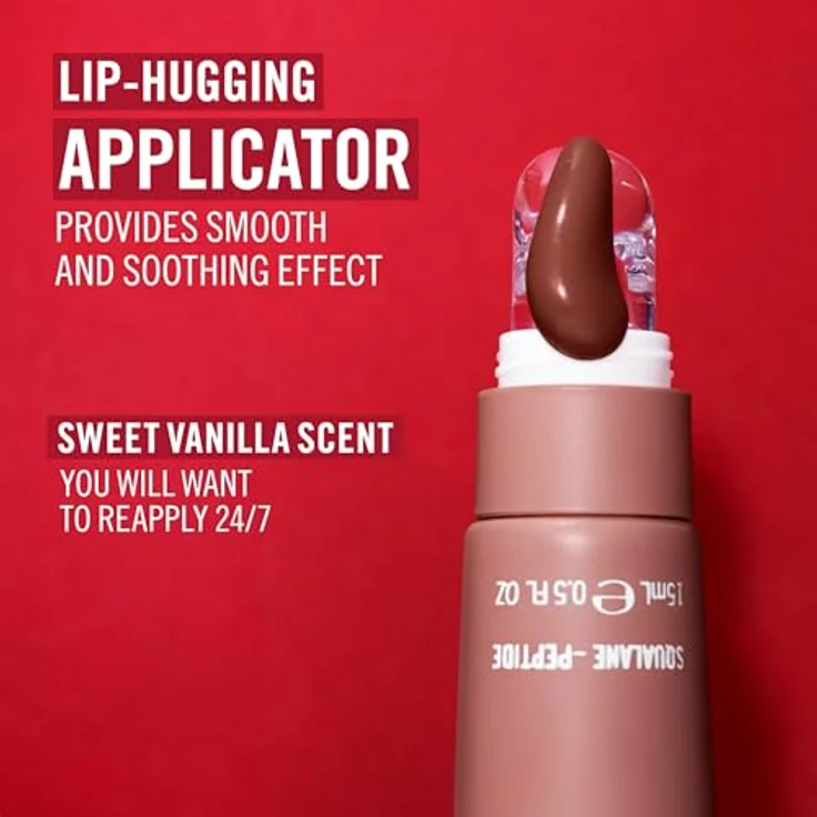 Rimmel Oh My Gloss Butter Me Up, ultra-feuchtigkeitsspendender Lippenbalsam mit Squalan, Farbe Koralle Breeze 005, 15 ml – Bild 4