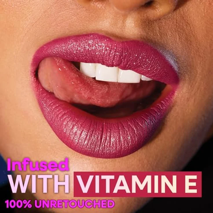 Wet n Wild Mega Glitter Matter, Flüssig-Lippenstift mit Glitzerteilchen, Farbton Pink Future, 2.8 ml, mattes Finish, hochpigmentiert, vegan – Bild 8