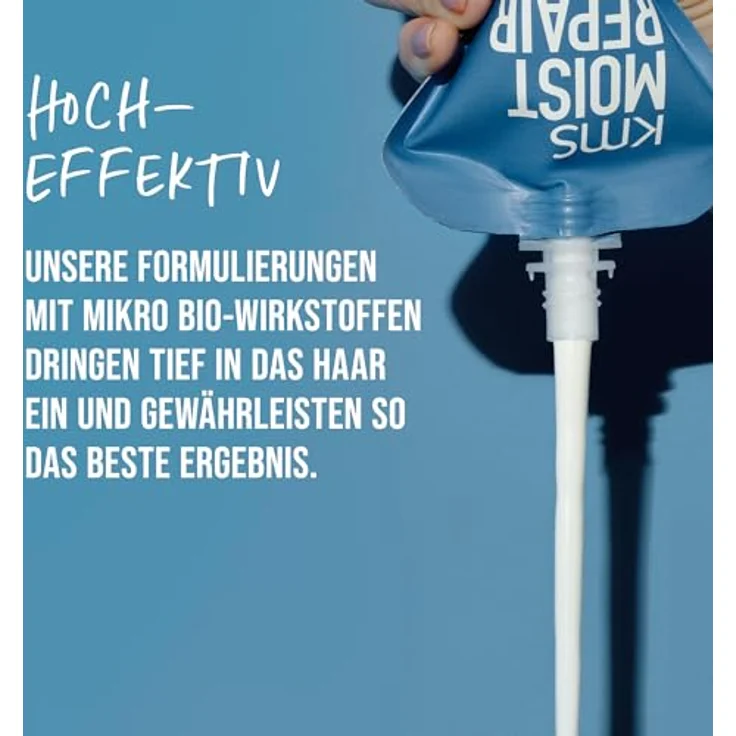 KMS Moistrepair Intense Restore Treatment, Haarkur für feuchtigkeitsspendende Haarreparatur, 500 ml – Bild 6