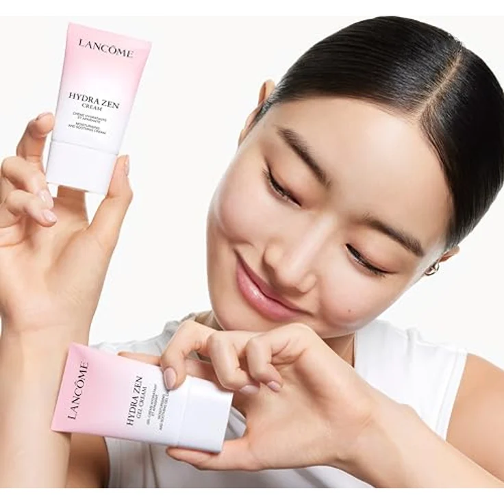 Lancôme Hydra Zen Moisturising and Soothing Cream, Tagescreme für Damen mit Moringa-, Rose- und Pfingstrose-Extrakten, 30 ml – Bild 6