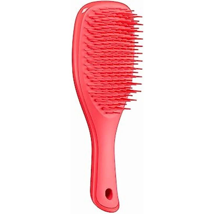Tangle Teezer Mini, ultimative Detangler Haarbürste, sanft zu nassem Haar, Borsten auf 2 Ebenen und komfortabler Griff, ideal für Kinder und Reisen, reduziert Knoten und Haarbruch, Farbe: Pink Punch – Bild 1