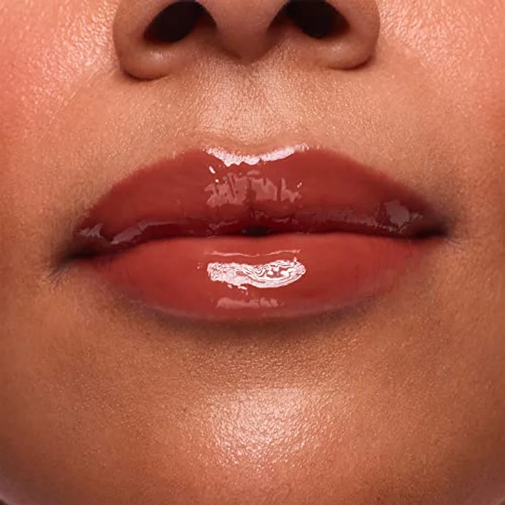 Stila Cosmetics Plumping Lip Glaze, hydratisierendes Lipgloss mit Volumeneffekt, Farbton Cinnamon, 3.5 ml – Bild 5