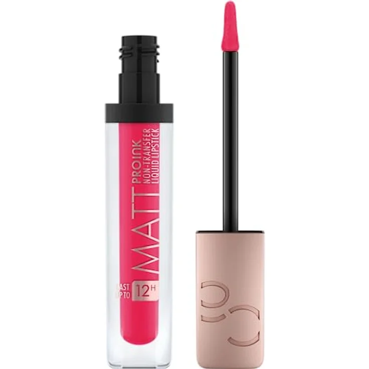 Catrice Matt Pro Ink Non-Transfer Liquid Lipstick, Nr. 150, Pink, langanhaltend, mattierend, schnelltrocknend, vegan, ohne Parabene, ohne Mikroplastikpartikel, Nanopartikel frei, 1er Pack (5ml) – Bild 1
