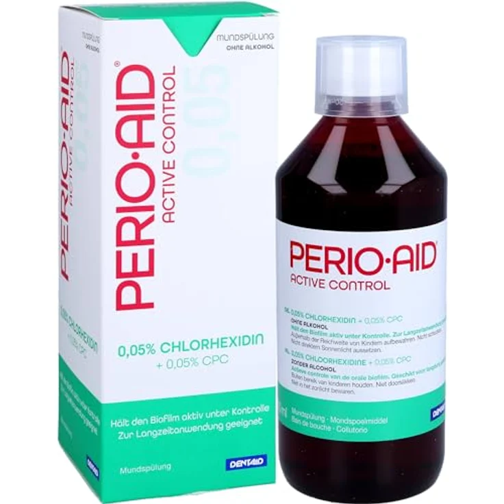 Dentaid Perio Aid Active Control Mundspülung 500 ml – Bild 3