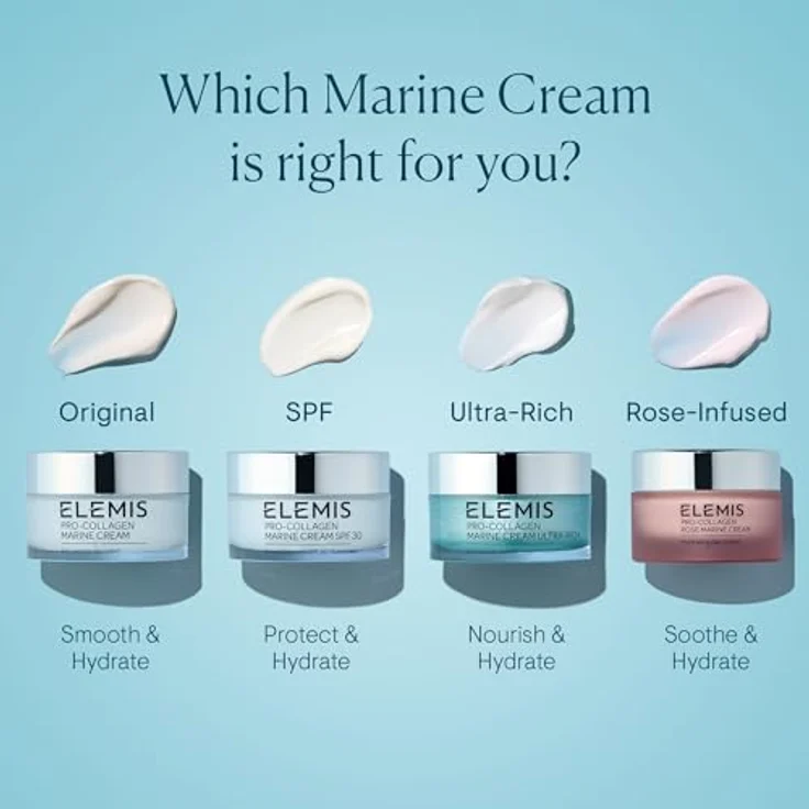 Elemis Gesichtspflege Pro-CollAgen Marine Cream SPF 30 50 ml, mit Kollagen für eine glatte Haut – Bild 5