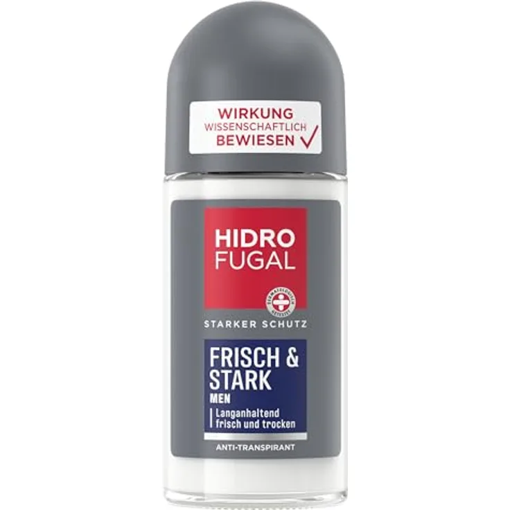 HIDROFUGAL MEN FRISCH & STARK, Deo-Roller mit langanhaltendem Schutz, 50,0 ml