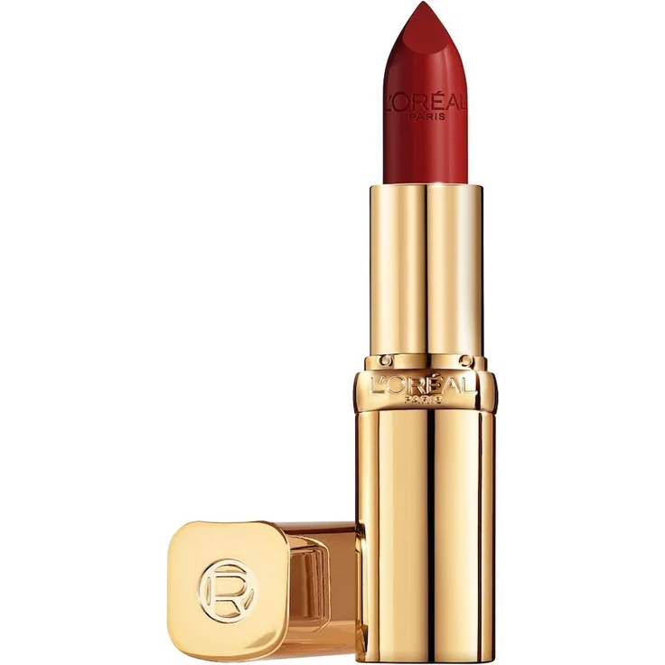 L’Oréal Paris Color Riche Satin Lippenstift 4,8 g, Farbe 124 - S`IL VOUS PLAIT, feuchtigkeitsspendend mit glänzendem Finish
