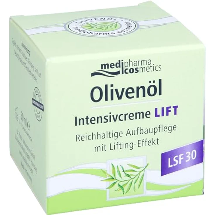 Medipharma Cosmetics Olivenöl Intensivcreme Lift | Mit LSF 30 | Mit Lifting-Effekt | 50 ml – Bild 5