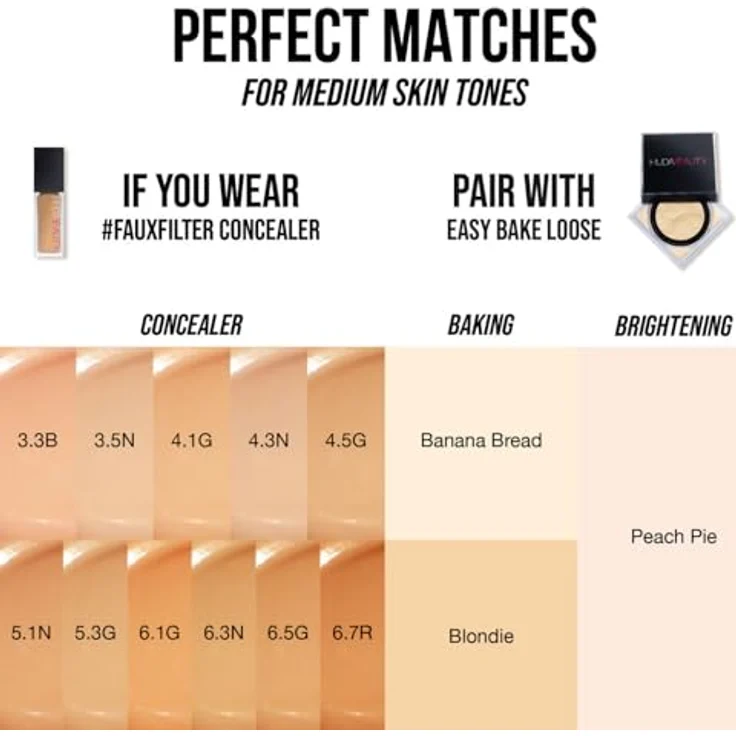 HUDA BEAUTY Baby Bake - Loose Baking & Setting Powder Puder 6 g Banana Bread – Bild 8