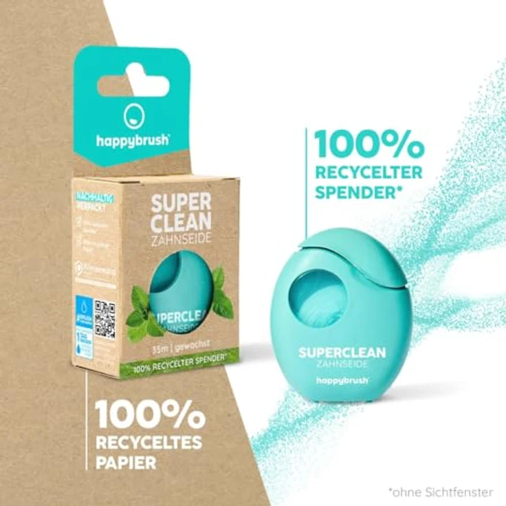 happybrush SuperClean Zahnseide 1 Stk – Bild 5
