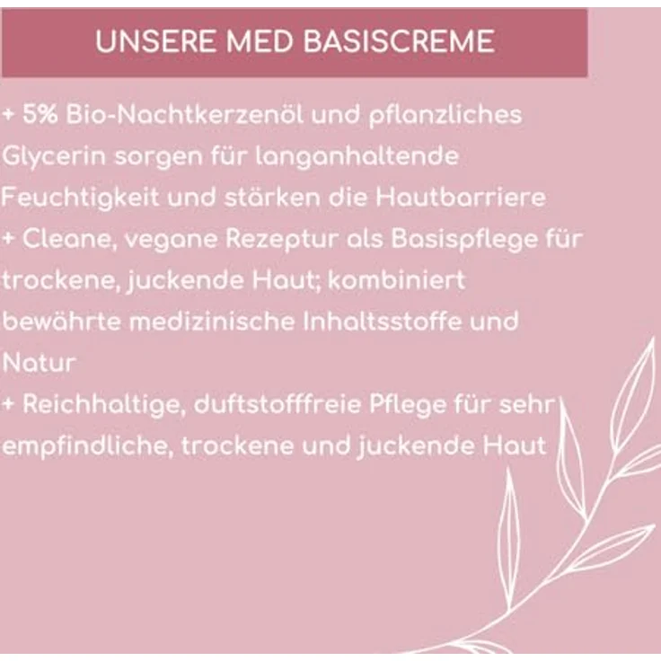 boep med Basiscreme für Problemhaut, 500ml, zertifizierte Naturkosmetik für sehr trockene und juckende Haut, geeignet bei Neurodermitis und Rosacea, vegan – Bild 5
