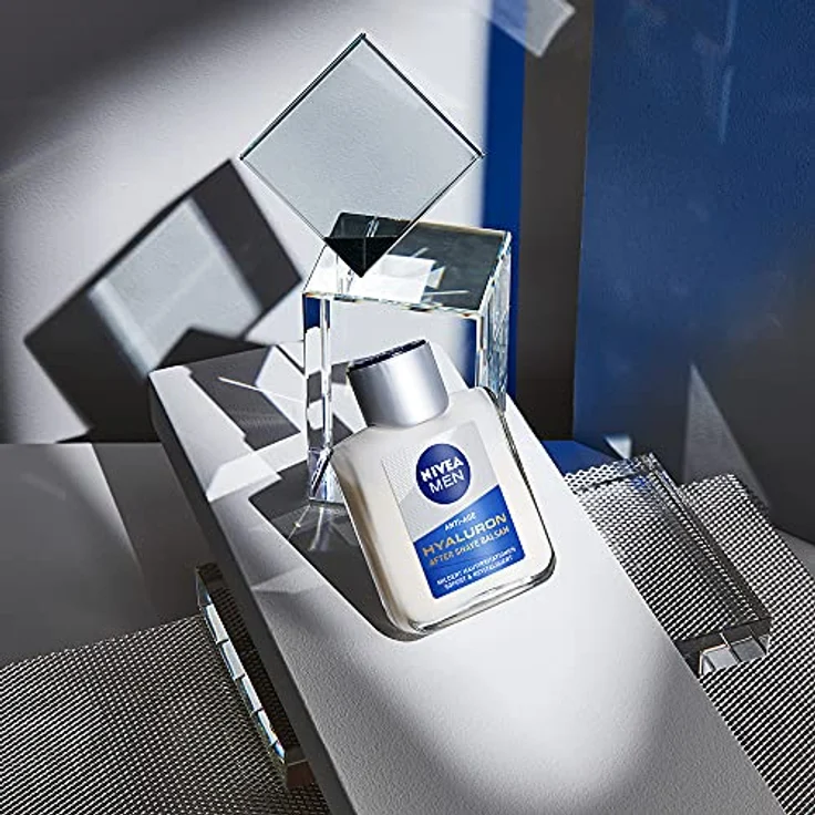 NIVEA MEN Hyaluron Bálsamo After Shave Antiedad con Ácido Hialurónico (1 x 100 ml), bálsamo hidratante para calmar la piel tras el afeitado, bálsamo facial refrescante – Bild 3