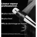 L'Oréal Professionnel Steampod 3, Glätteisen mit keramischen Platten und Dampffunktion, schwarz