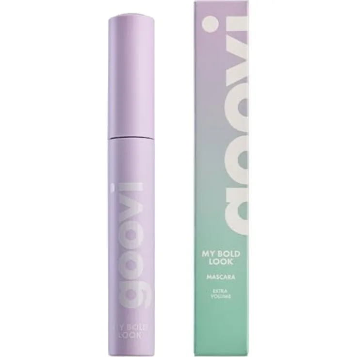 GOOVI My Bold Look Volumising Mascara, Kolossales Wimpernvolumen, glänzend schwarz, langanhaltend, 12ml