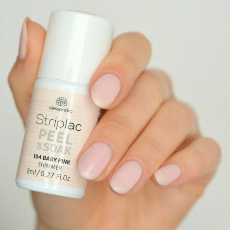 Alessandro Striplac Peel or Soak 104 Baby Pink 8, Farbton: Pink – Bild 2