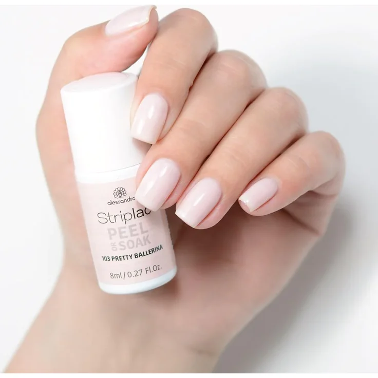 Alessandro Striplac Peel or Soak 103 Pretty Ballerina 8 ml, Farbton: Rosa – Bild 2