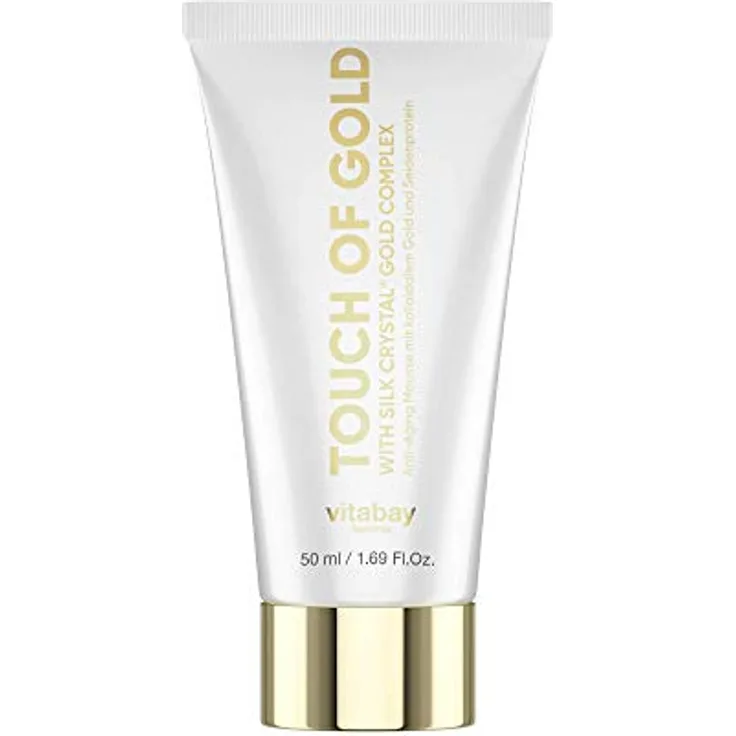 Vitabay Touch of Gold 20 PPM 50ml Anti-Aging Creme mit kolloidalem Gold und Seide, gegen Falten & Altersflecken