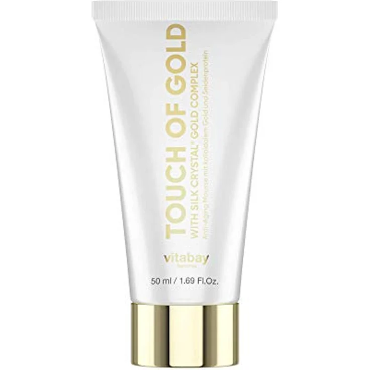 Vitabay Touch of Gold 20 PPM 50ml Anti-Aging Creme mit kolloidalem Gold und Seide, gegen Falten & Altersflecken – Bild 1