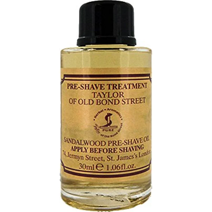 Taylor of Old Bond Street Sandalwood Pre Shave Oil 30 ml – Bild 2