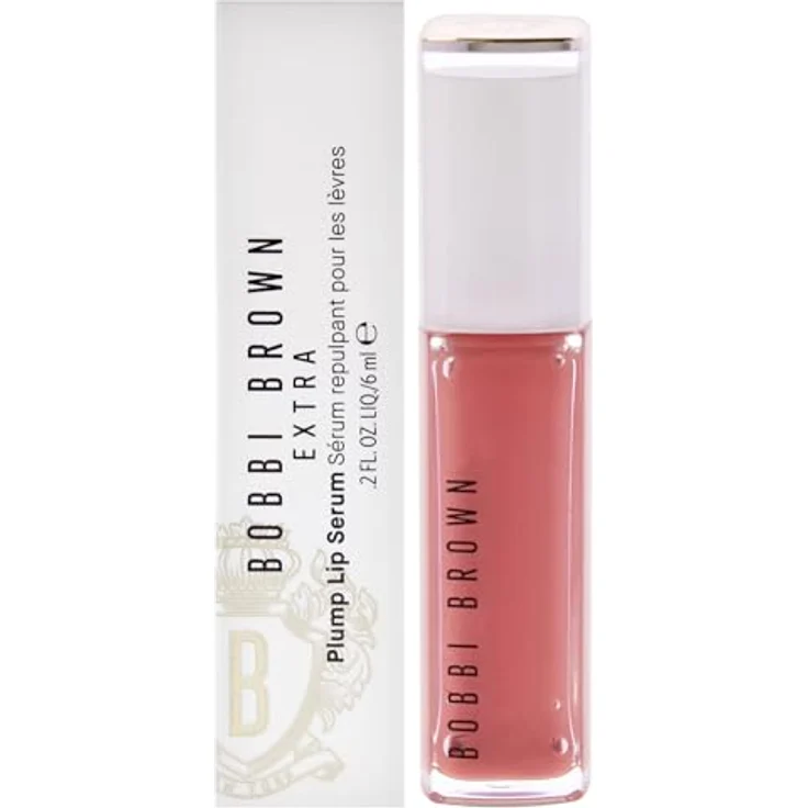 Bobbi Brown Extra Plump Hydratisierendes Lipgloss, Farbton Bare Rose, 6 ml, glanzvolles Volumen mit langanhaltender Feuchtigkeit – Bild 1