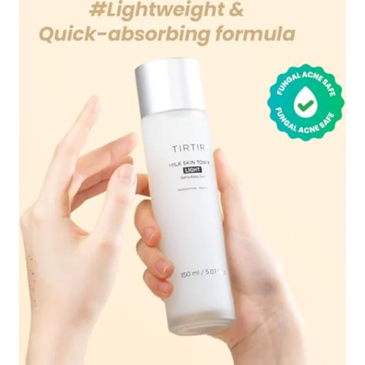 TIRTIR Milk Skin Toner Light, Feuchtigkeitstonikum für unreine Haut, 150 ml – Reinigt, tonisiert und beruhigt – Bild 2