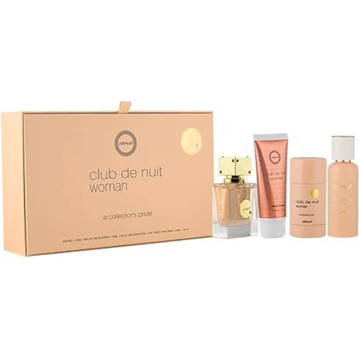 ARMAF Club De Nuit Woman, 4-teiliges Geschenkset für Damen mit blumigen und fruchtigen Noten – Bild 1