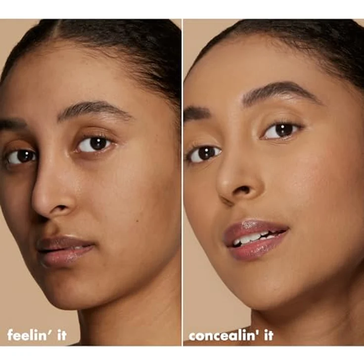 e.l.f. Hydrating Satin Camo Concealer, faltenfreie vollständige Abdeckung, feuchtigkeitsspendend, Farbe: Tan Sand – Bild 4