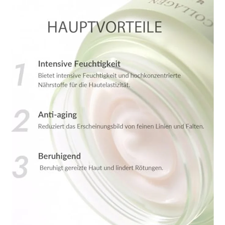 Mizon Phyto Plump Collagen Night Cream, Gesichtscreme für Damen mit pflanzlichem Kollagen, 50 ml – Bild 3