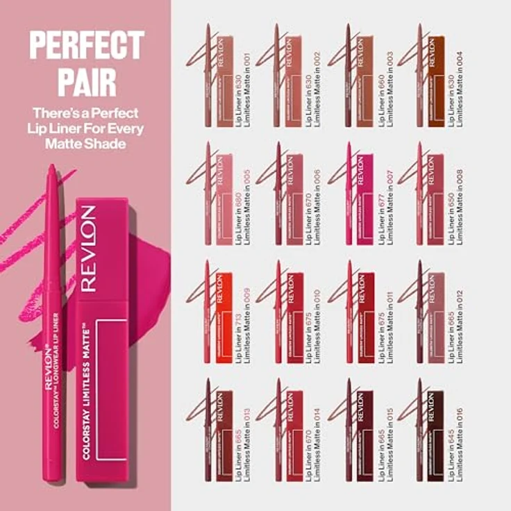 Revlon Cosmetics ColorStay™ Limitless Matte, langanhaltender Lippenstift mit mattierendem Effekt, Farbton 013 Real Deal, 5 ml – Bild 11