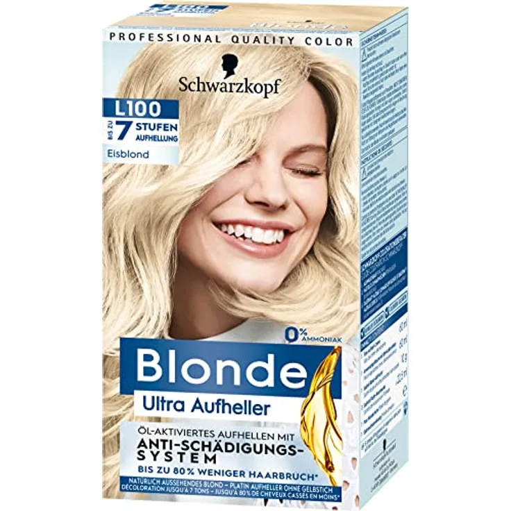 Blonde Aufheller ML L100 Ultra Aufheller Eisblond Stufe 3 Aufhellung & Blondierung 175 ml