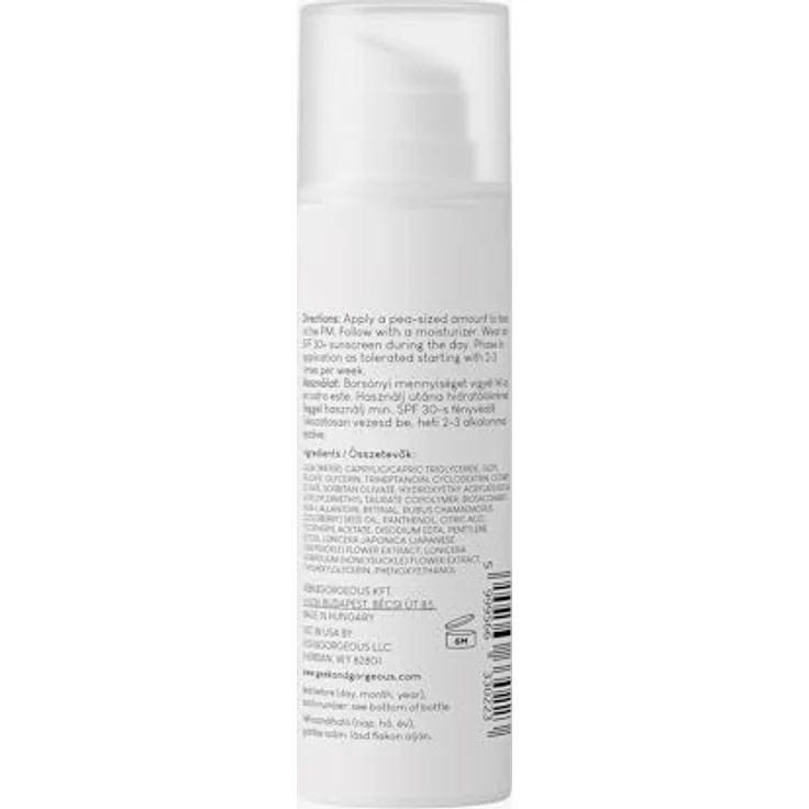 Geek & Gorgeous A-Game 5 Leichtes Serum mit 0,05% Retinal 30 ml - Mildert Falten & Hautunreinheiten - Anti-Aging Gesichtspflege für alle Hauttypen – Bild 4
