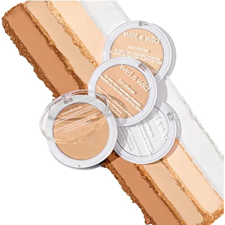 Wet n Wild Bare Focus Clarifying Finishing Powder, mattierendes Puder für Damen, Farbton Translucent, 6 g, vegan – Bild 7