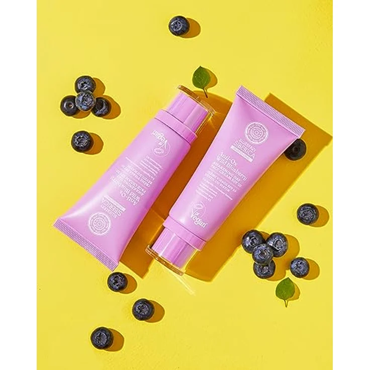 Natura Siberica Awakening Day Face Cream SPF 20, 50 ml, Anti-Ox Wild Blueberry, vegane Gesichtscreme für Damen mit intensiver Feuchtigkeit und Umweltschutz – Bild 5