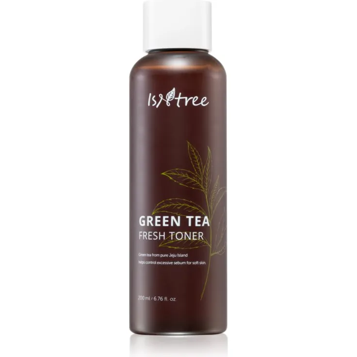 Isntree Green Tea Gesichts-Tonikum, beruhigend für gemischte bis fettige Haut, 200 ml