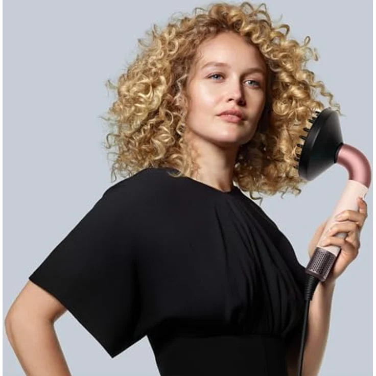 Dyson Supersonic, Föhn mit 1700 Watt Leistung, Ionen-Technologie, 3 Gebläsestufen, 4 Wärmestufen, ergonomisches Design, schwarz – Bild 3