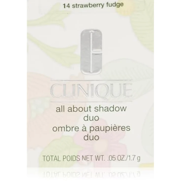 Clinique All About Shadow™ Duo Lidschatten, Farbton Strawberry Fudge - Shimmer, 1,7 g, langanhaltende, blendbare Farbabdeckung – Bild 2