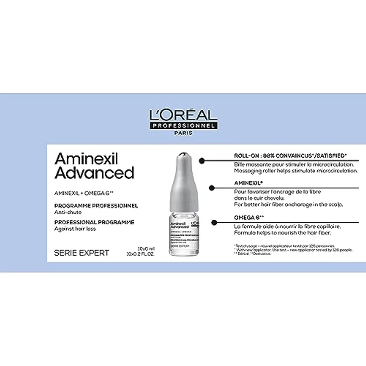 L'Oreal Professionnel Serie Expert Aminexil Advanced Roll-On 10 x 6 ml Neu – Bild 5