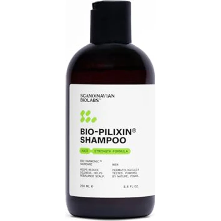 Scandinavian Biolabs Bio-Pilixin® Shampoo+, 250 ml, Natürliches, veganes Pflegeprodukt für Männer mit Eukalyptusduft – Bild 1