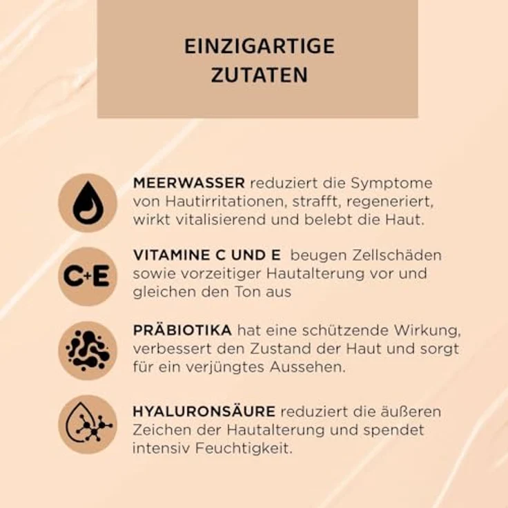 Eveline Cosmetics Wonder Match, langlebiges Flüssig Make-up mit Hyaluronsäure und ausgezeichneter Abdeckung, Farbton 35 Sunny Beige, 30 ml – Bild 5
