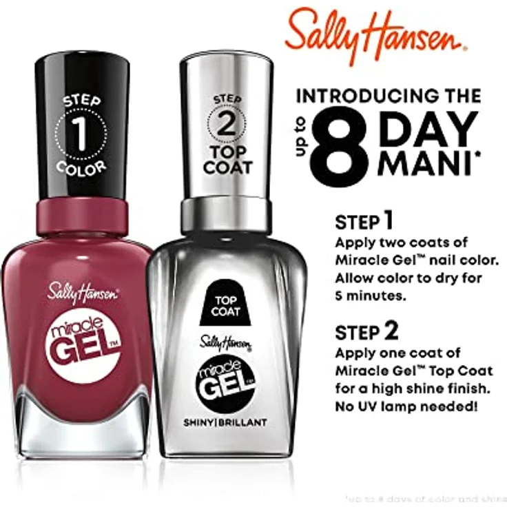 Sally Hansen SH Miracle Gel 220 Pink Tank 14,7 ml, Farbton: Pink – Bild 5