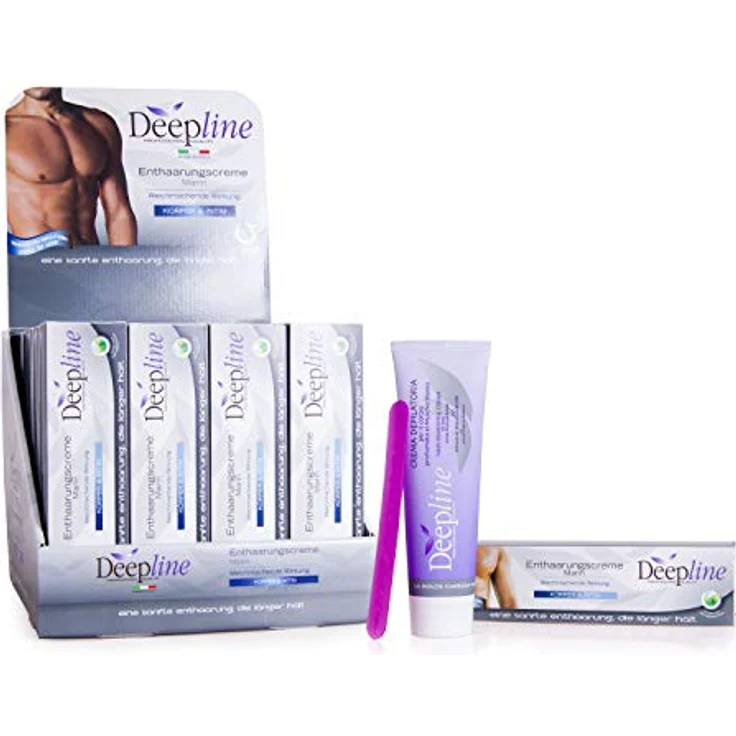Deepline Enthaarungscreme für Herren auch für Intimbereich geeignet 150 ml – Bild 4