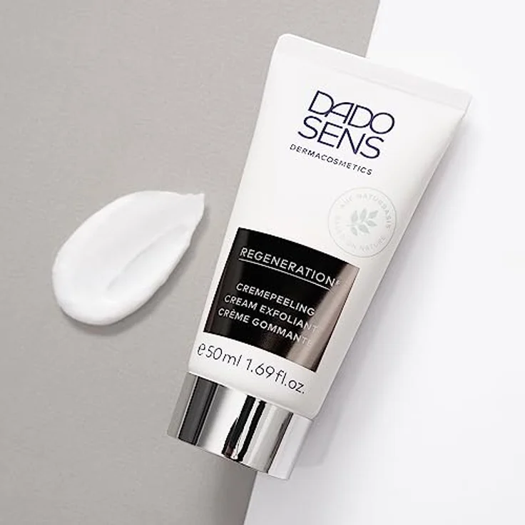 DADO SENS REGENERATION E CREMEPEELING 50ml - wirkt rückfettend & pflegend bei regenartionsbedürftige Haut - mit Jojobawachs-Kügelchen – Bild 3